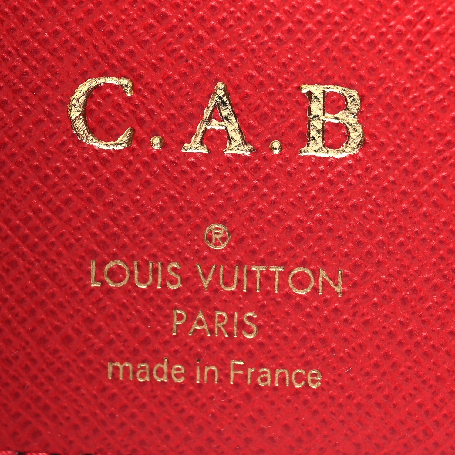 Louis Vuitton Damier Ebene Victorine Wallet Red 7 of 9
