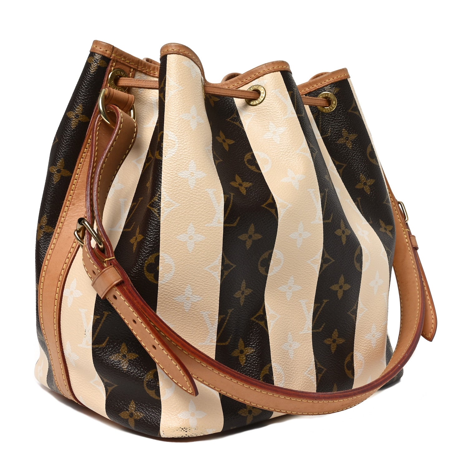 Louis Vuitton Monogram Rayures Petit Noe 3 of 11