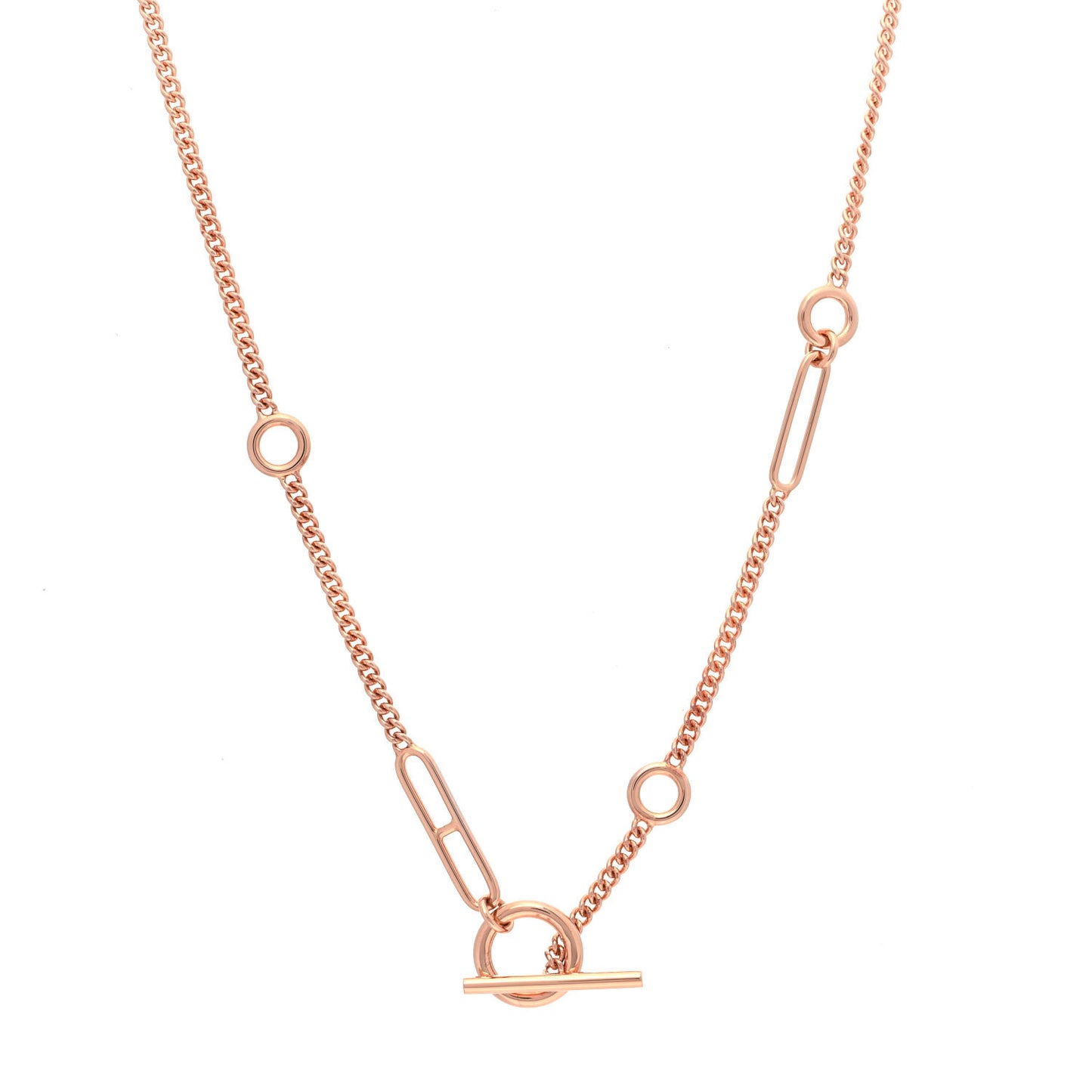 18K Rose Gold Echappee Necklace ST