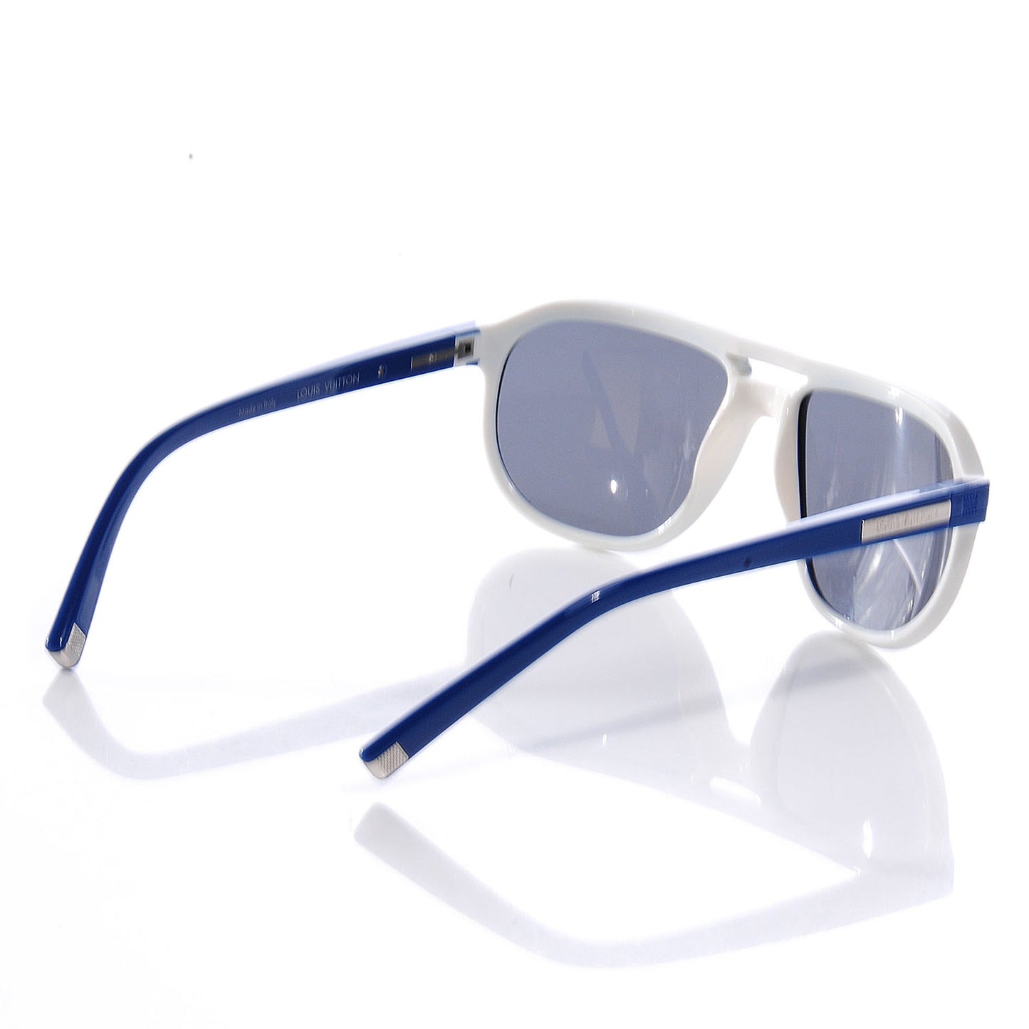 LOUIS VUITTON Audace Sunglasses Blue White Z0437W
