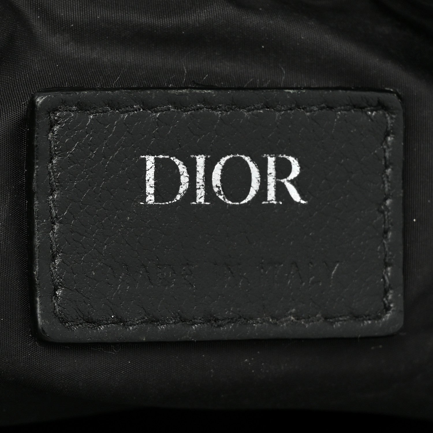 Christian Dior HOMME Nylon Saddle Messenger Bag Black 7 of 16