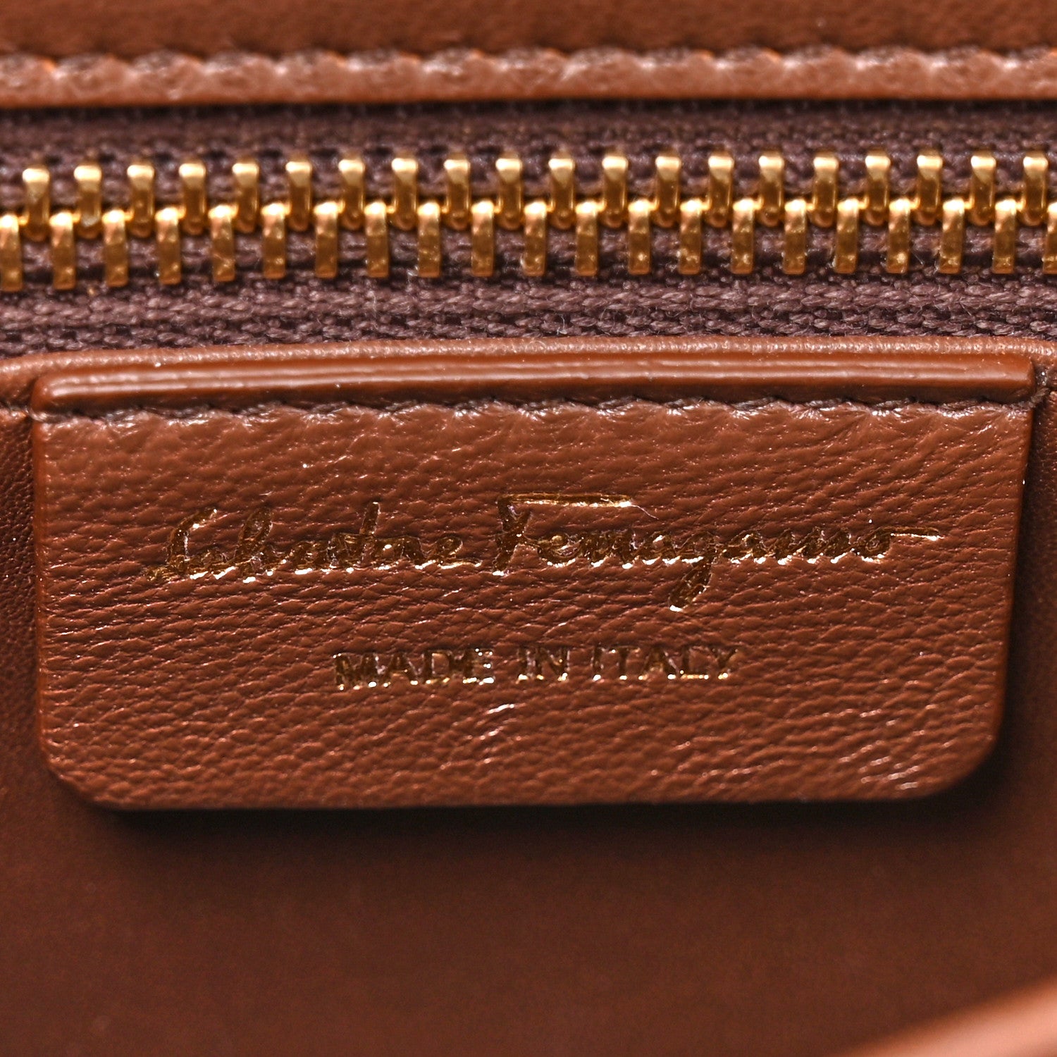 Salvatore Ferragamo Brushed Off Calfskin Mini Iconic Top Handle Bag  Cocoa Brown 6 of 10