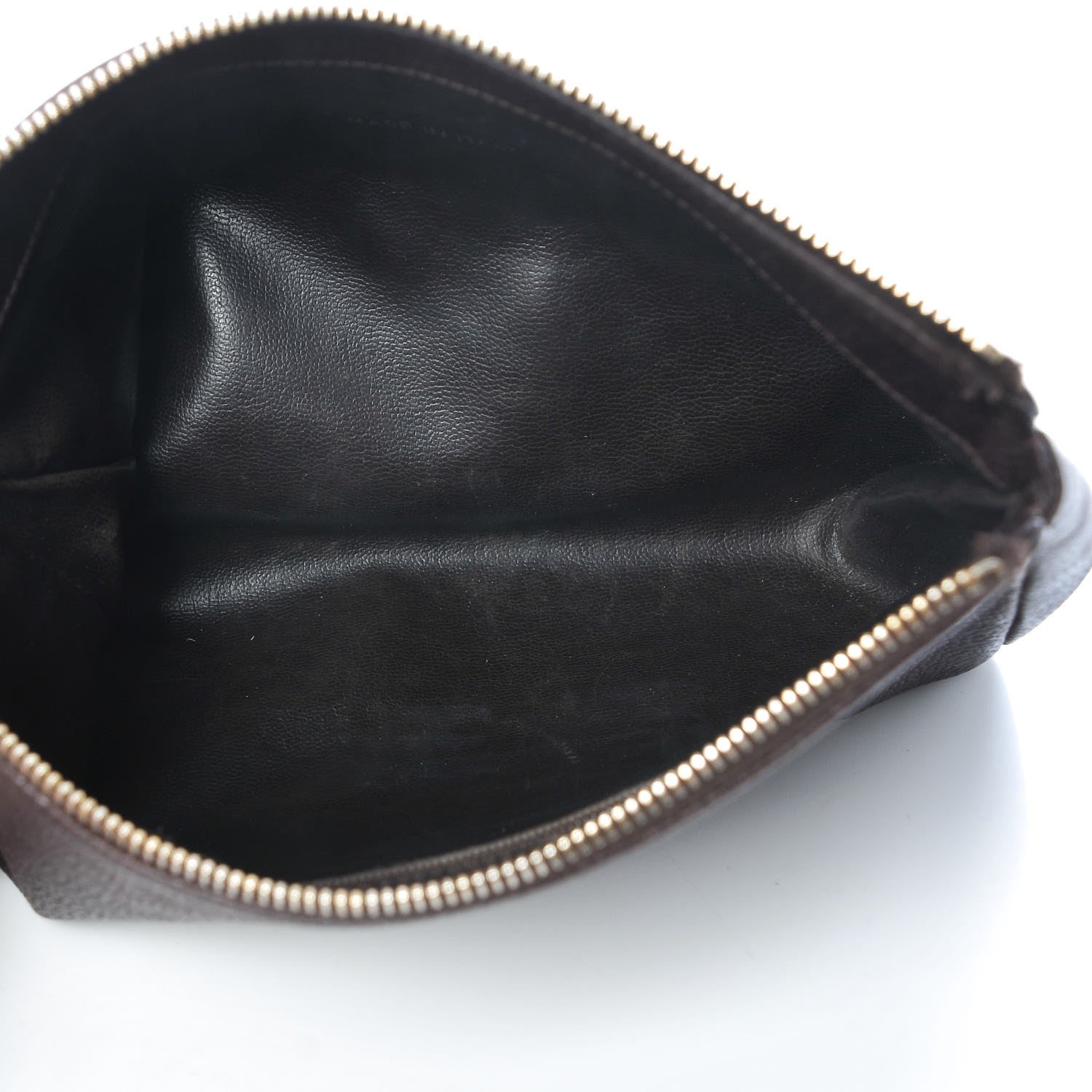 Chanel Caviar Timeless CC Cosmetic Pouch Brown 5 of 17