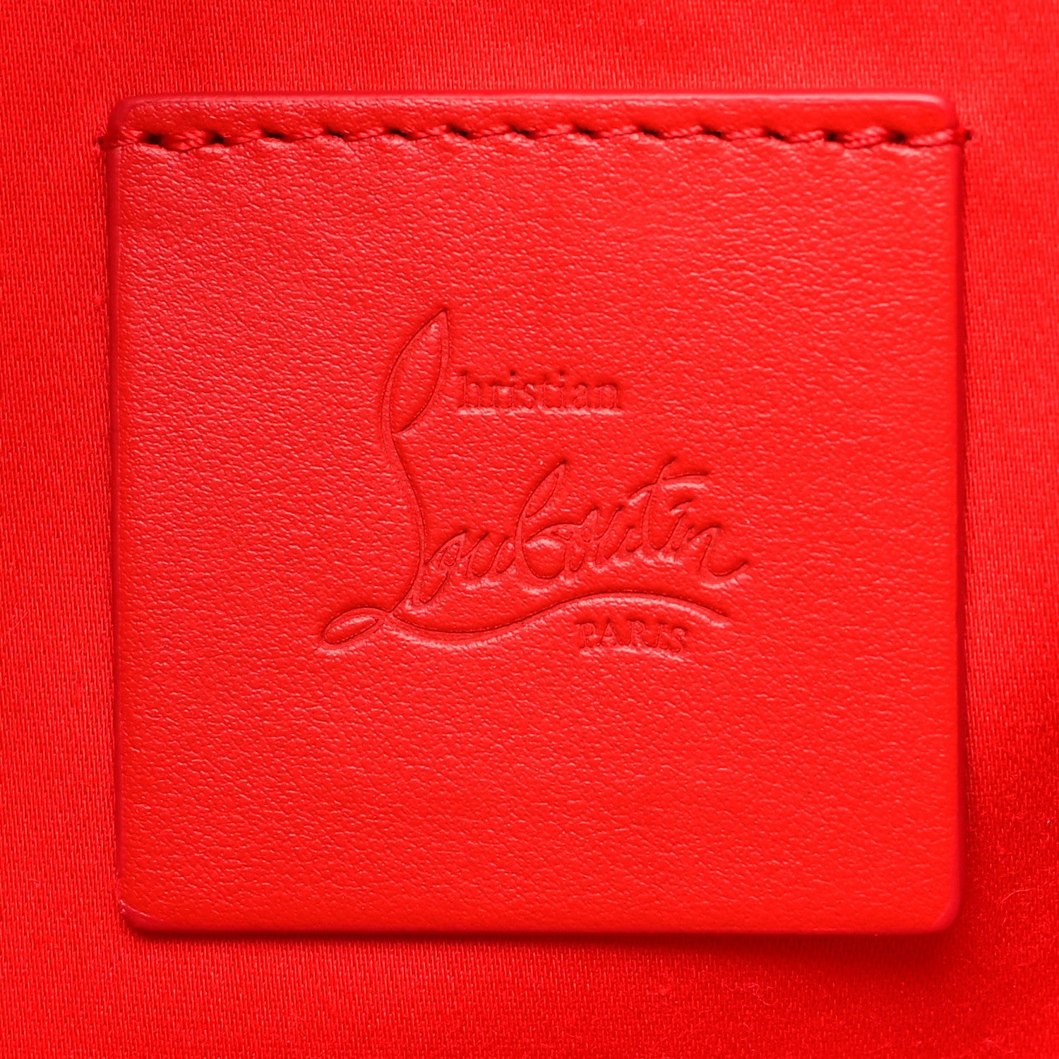 Christian Louboutin Calfskin Large Loubila Chain Shoulder Bag White 6 of 10