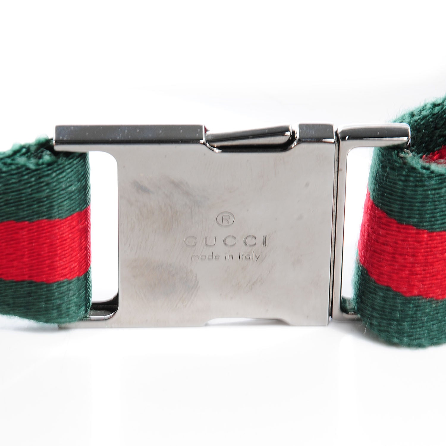 Gucci GG Monogram Web Double Pocket Belt Bag Dark Brown 9 of 9