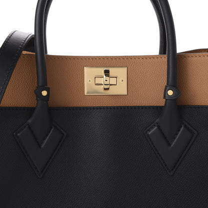 Louis Vuitton Calfskin Monogram On My Side Black 9 of 9