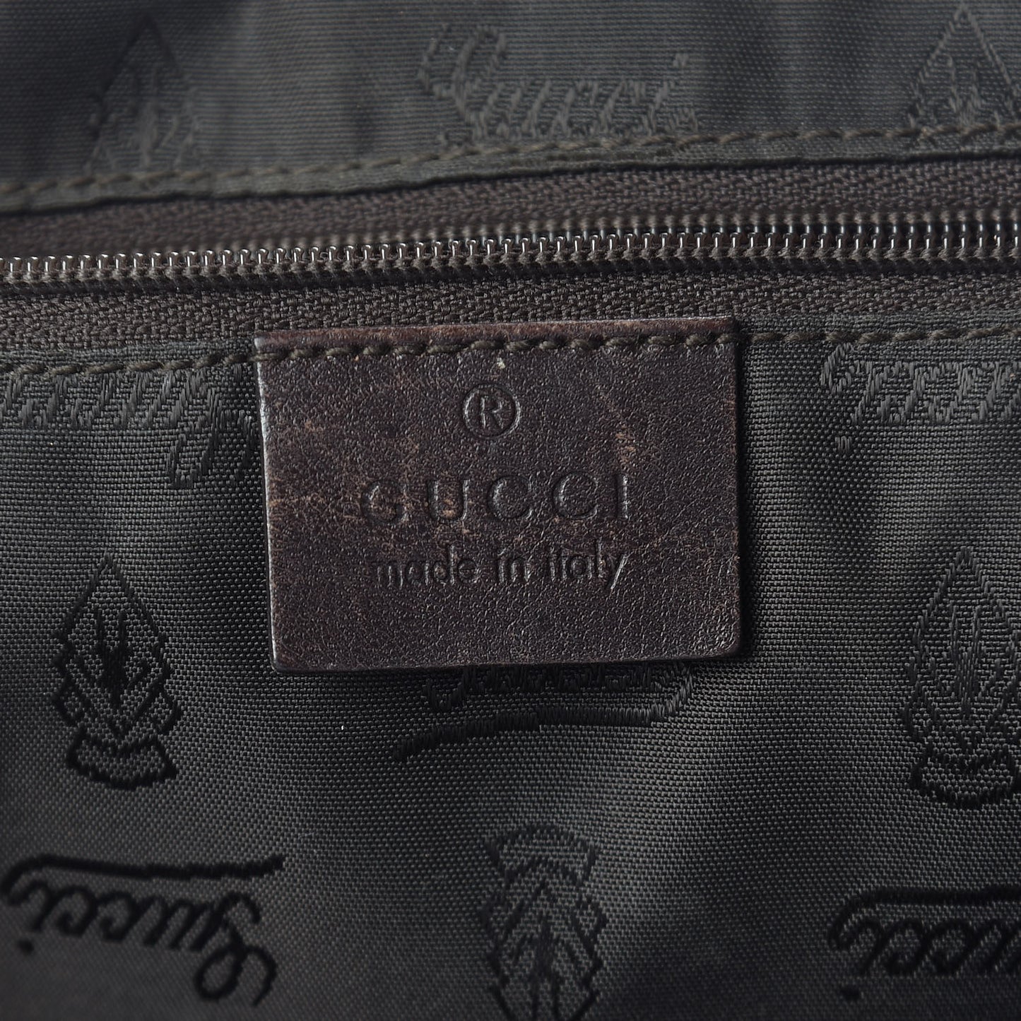 Crystal Monogram Duchessa Flap Shoulder Bag Dark Brown