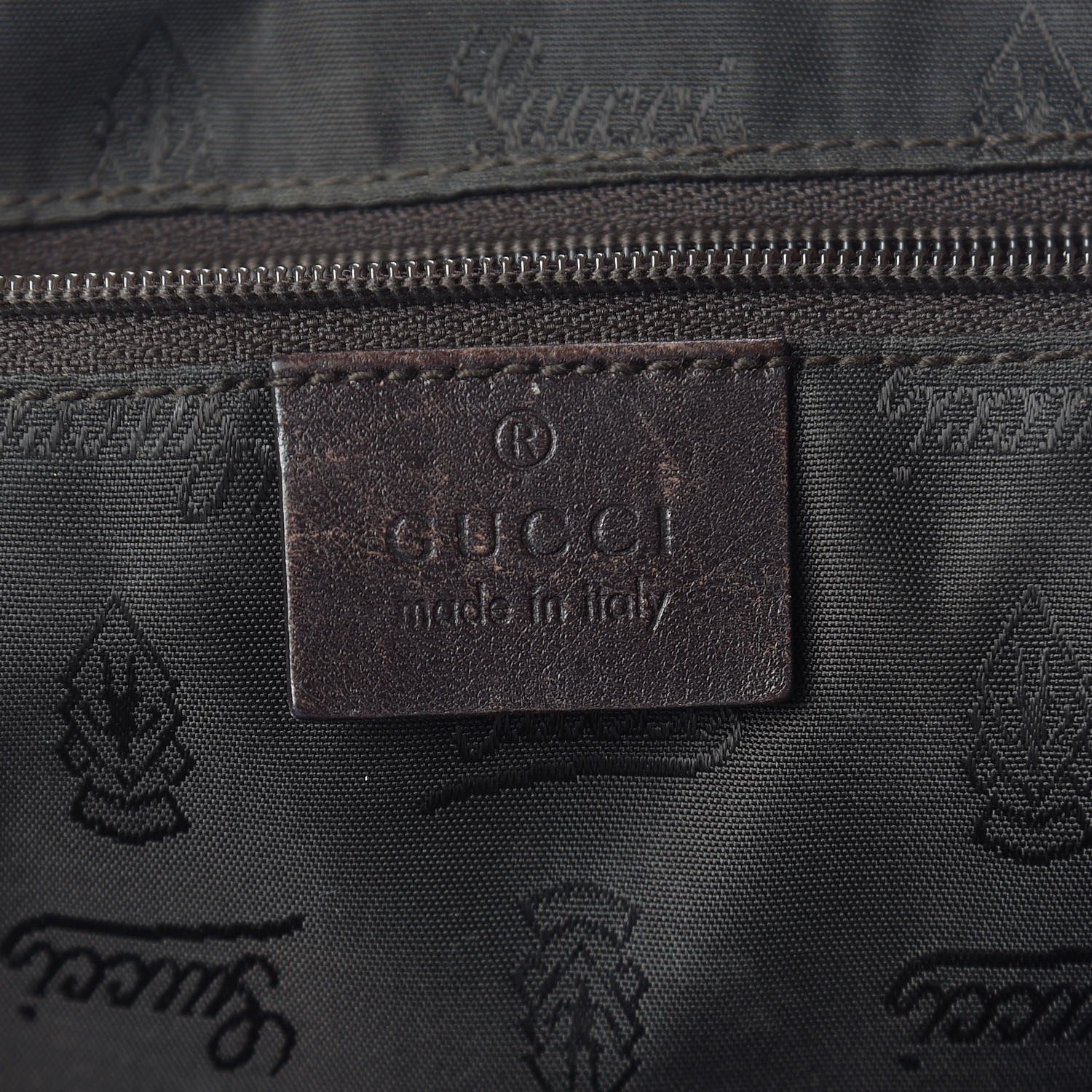 Gucci Crystal Monogram Duchessa Flap Shoulder Bag Dark Brown 6 of 19