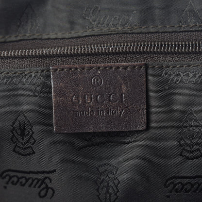 Gucci Crystal Monogram Duchessa Flap Shoulder Bag Dark Brown 6 of 19