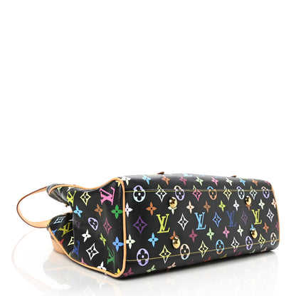 Louis Vuitton Monogram Multicolor Aurelia MM Black 4 of 8