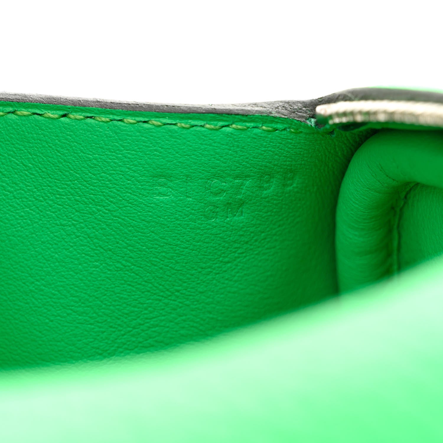 Hermes Taurillon Clemence Mini Lindy 20 Vert Comics 7 of 11