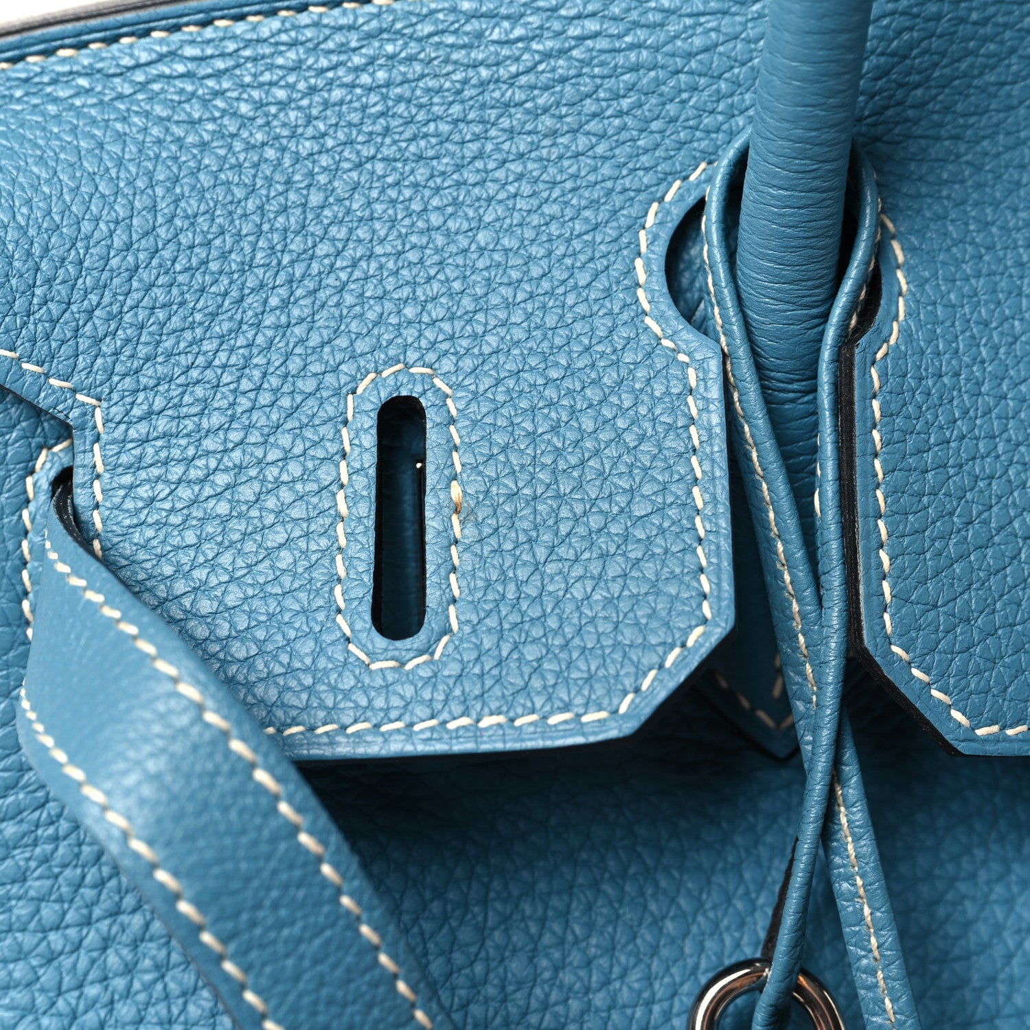 Hermes Togo Birkin 30 Blue Jean 14 of 15