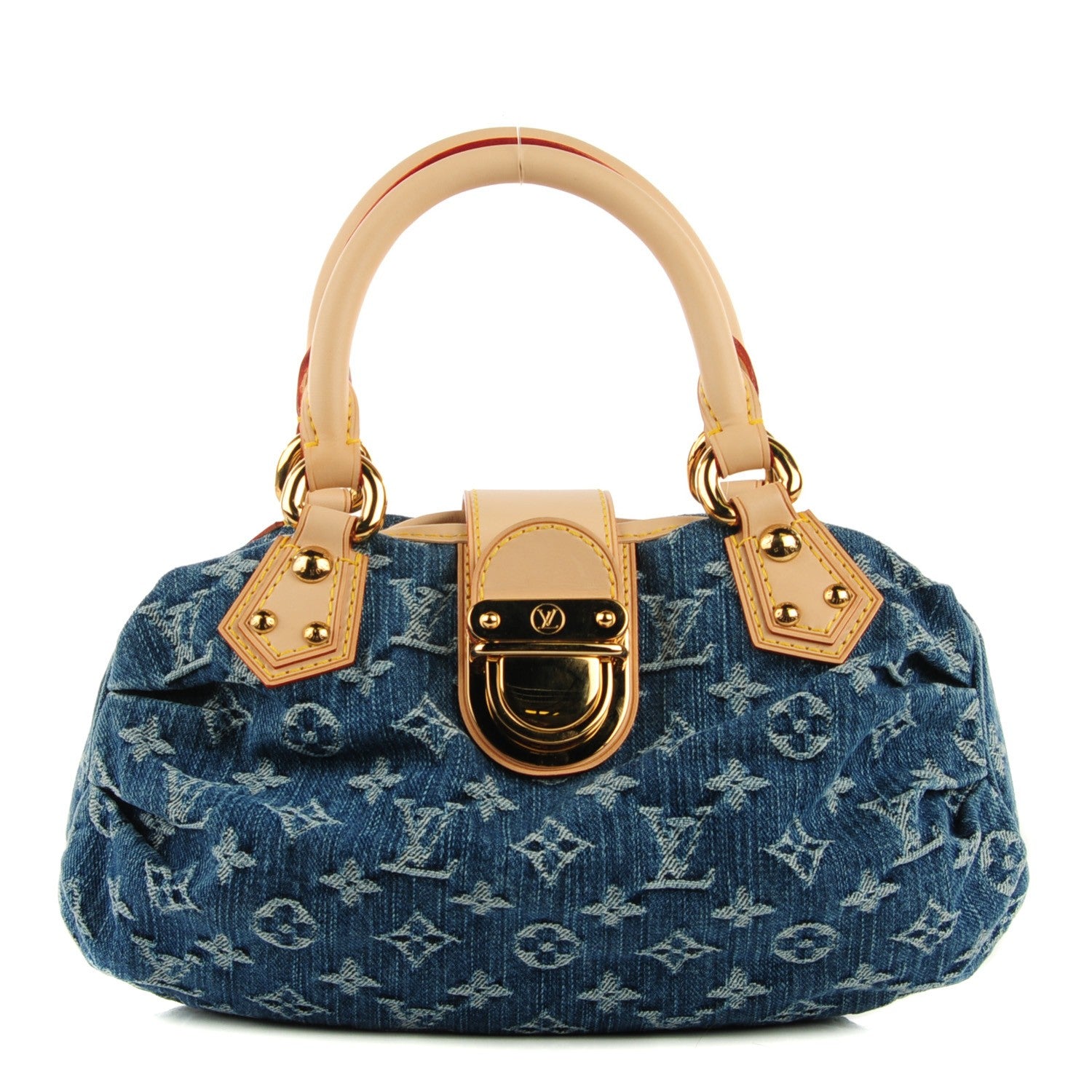 Louis Vuitton Monogram Denim Pleaty Blue 1 of 7