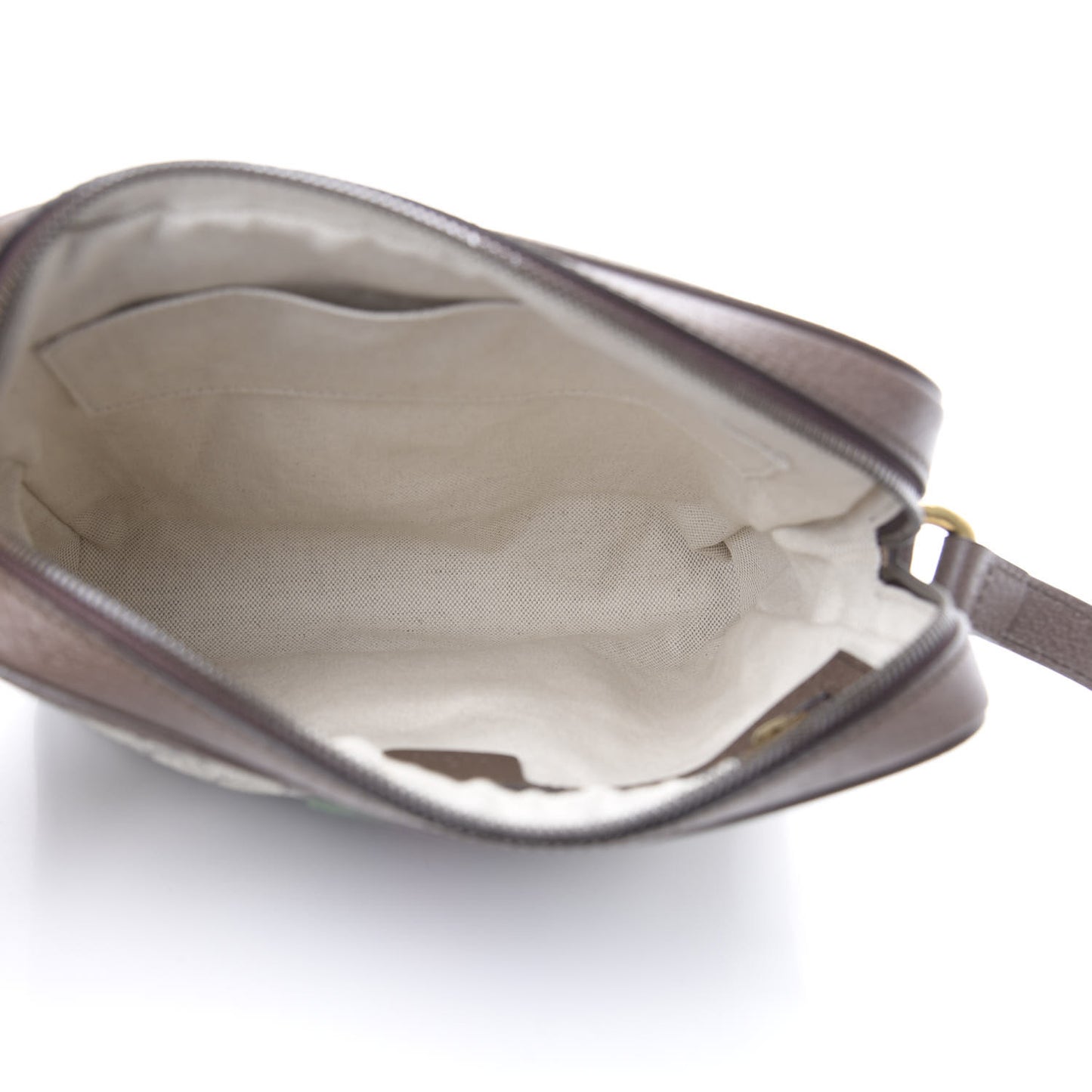 GG Supreme Monogram Web Small Ophidia Messenger Bag Brown