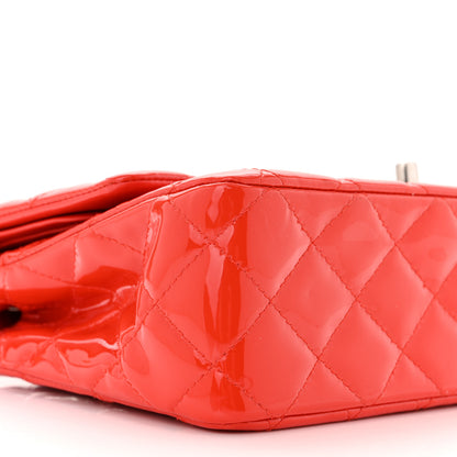 Chanel Patent Calfskin Quilted Medium Double Flap Red 9 of 11