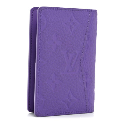 Louis Vuitton Taurillon Monogram Pocket Organizer Violet 3 of 7
