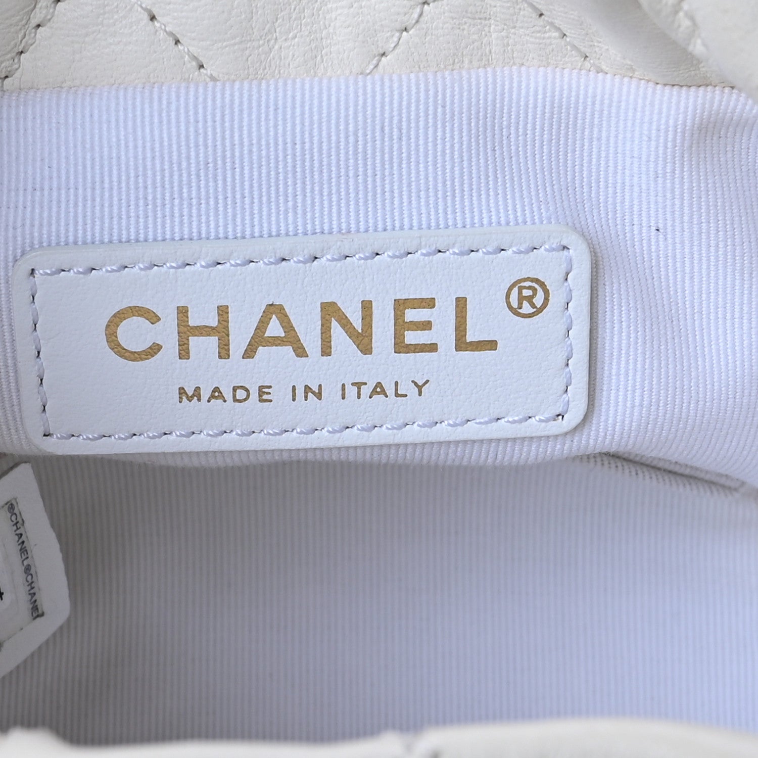 Chanel Lambskin Quilted Pearl Mini About Pearls Drawstring Bag White 6 of 11