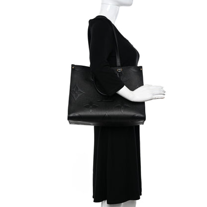 Louis Vuitton Empreinte Monogram Giant Onthego MM Black 2 of 14
