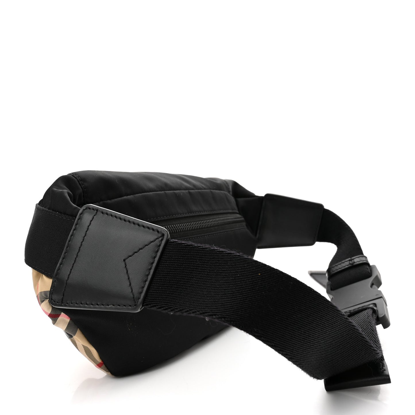 Nylon Vintage Check Sonny Bum Bag Archive Beige Black