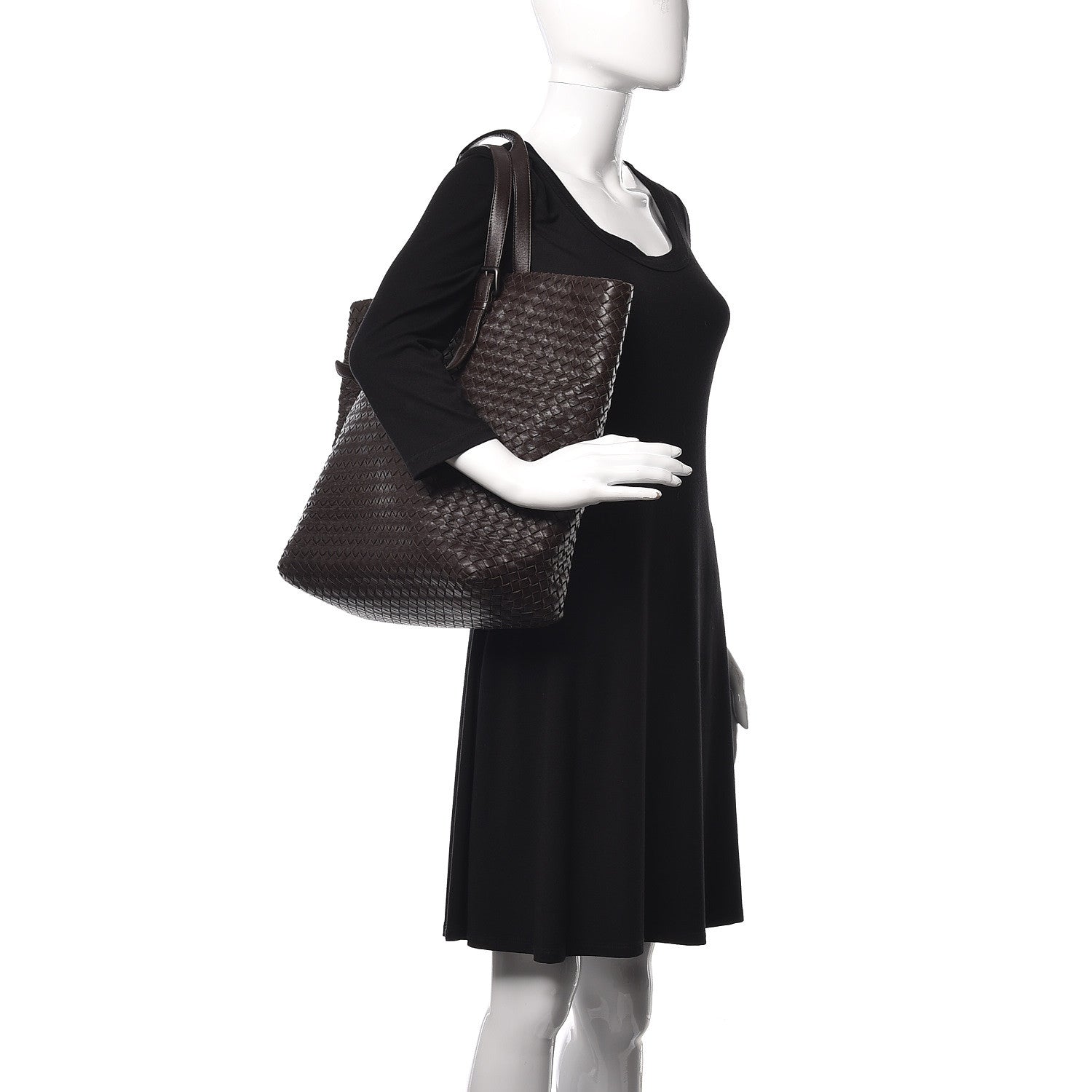 Bottega Veneta Nappa Intrecciato Large Tote Ebano 2 of 8