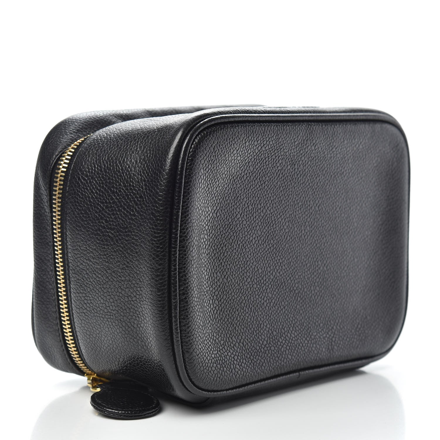 Chanel Caviar Vanity Cosmetic Case Black 4 of 10