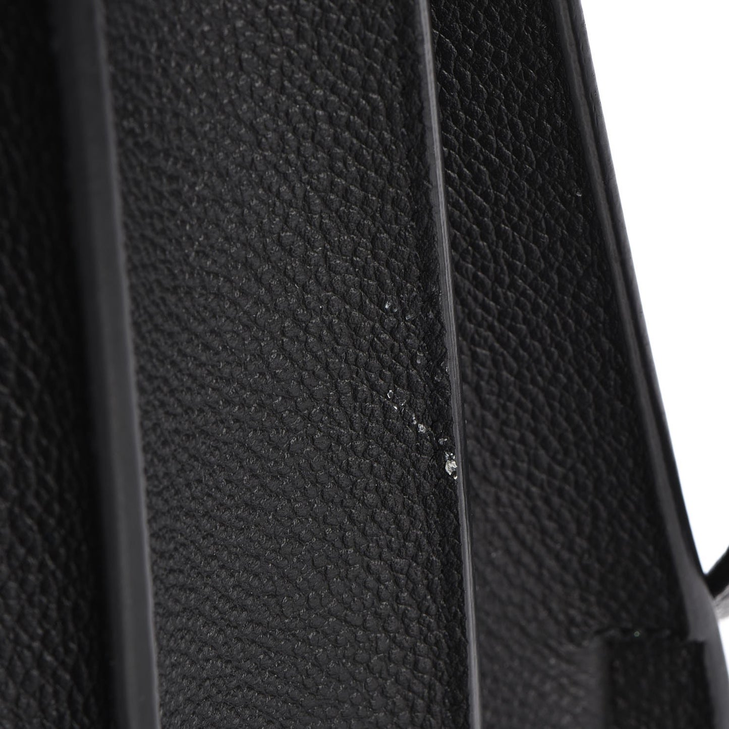 Grained Calfskin Small Sac De Jour Black