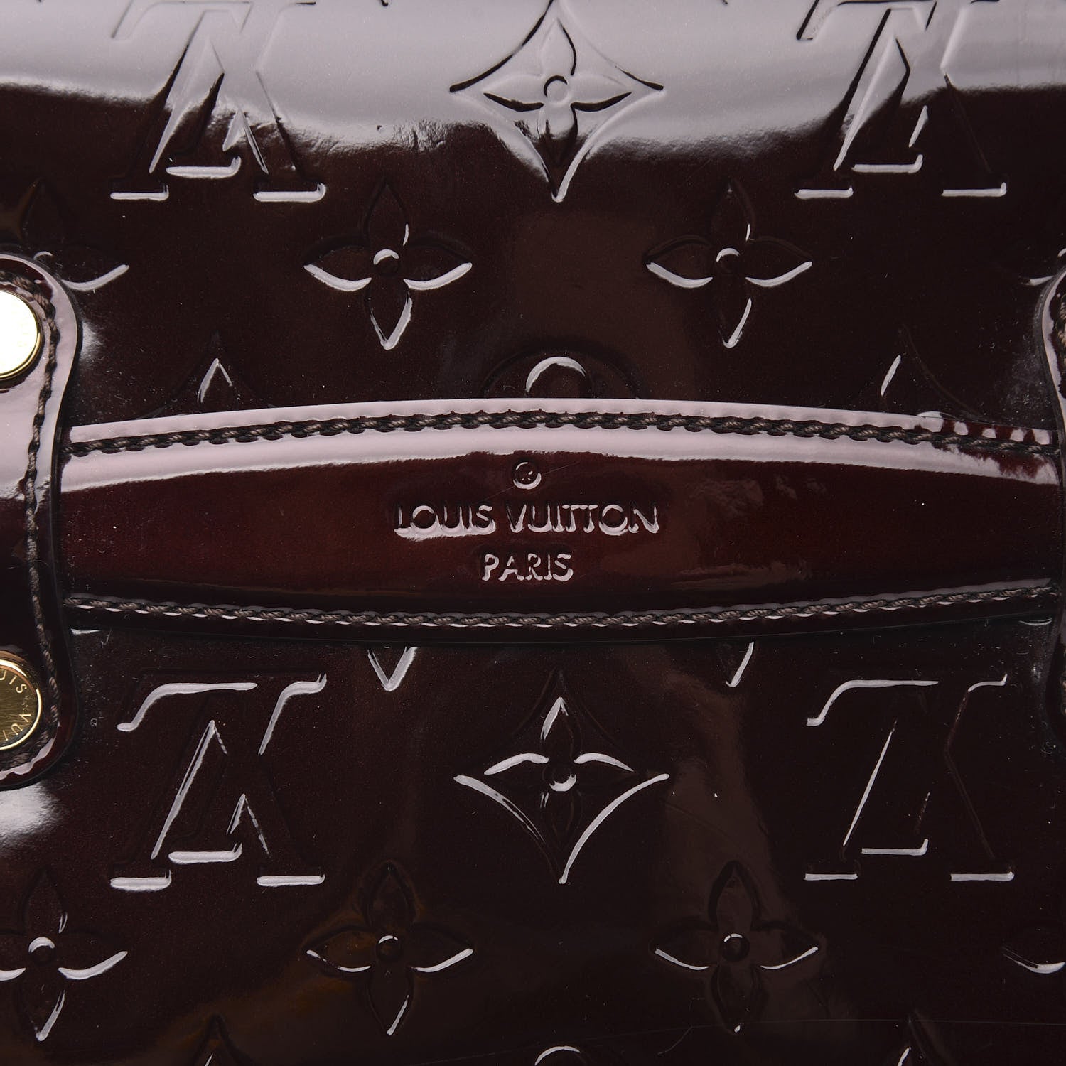 Louis Vuitton Vernis Robertson Clutch Amarante 9 of 10