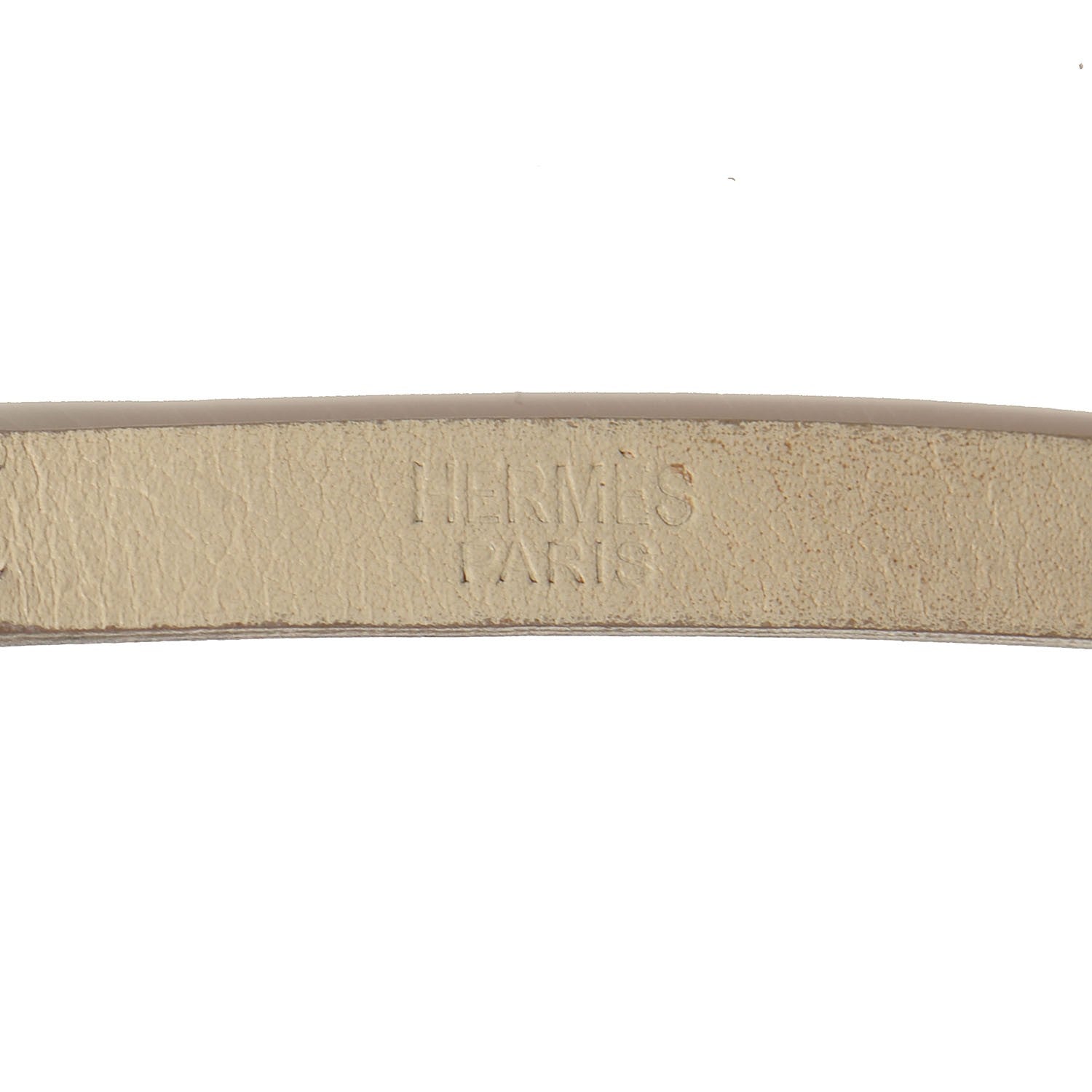 Hermes Swift Hapi 3MM Triple Tour Wrap Bracelet Small Craie 6 of 9