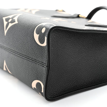 Louis Vuitton Empreinte Monogram Giant Onthego PM Black Beige 9 of 9