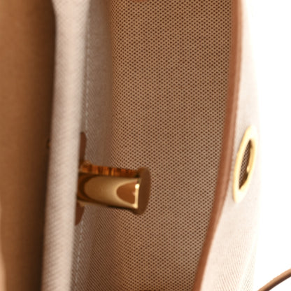 Hermes Military Toile Vache Hunter Herbag Zip Retourne 20 Ecru Beige Fauve 5 of 11