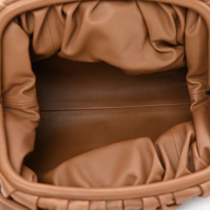 Bottega Veneta Smooth Butter Calf The Pouch Oversized Clutch Teak 5 of 10