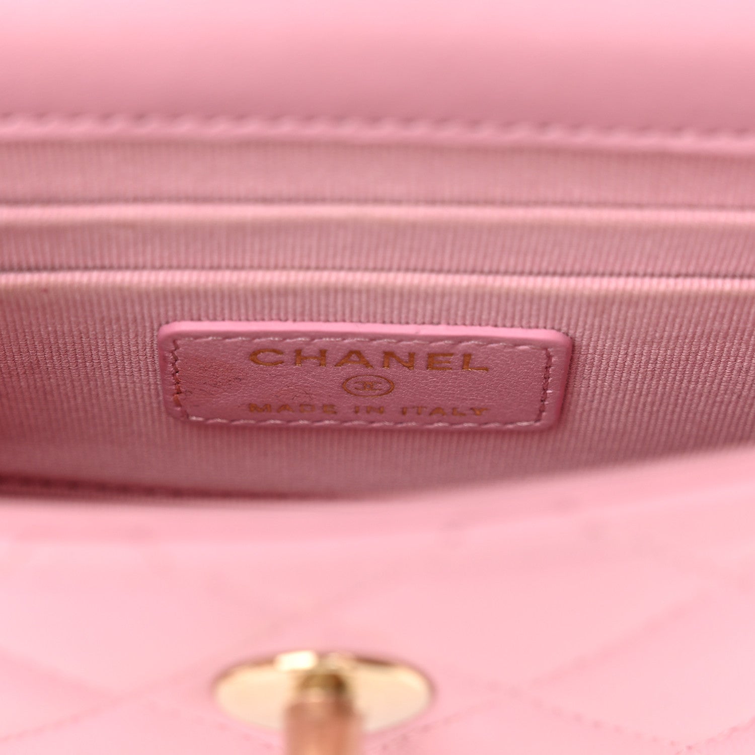 Chanel Lambskin Quilted Mini Trendy CC Clutch With Chain Light Pink 6 of 11