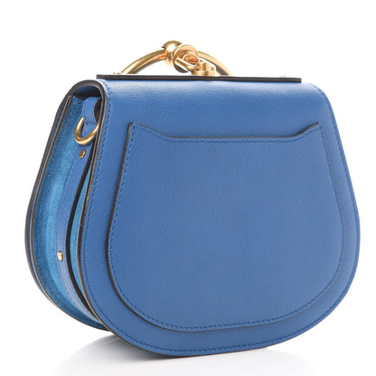Chloe Calfskin Suede Small Nile Bracelet Bag Smoky Blue 2 of 8