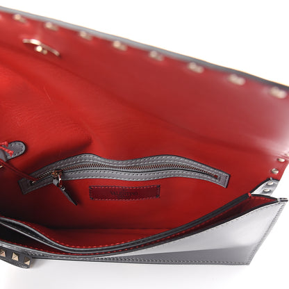 Valentino Garavani Nappa Rockstud Wristlet Clutch Light Stone 4 of 7