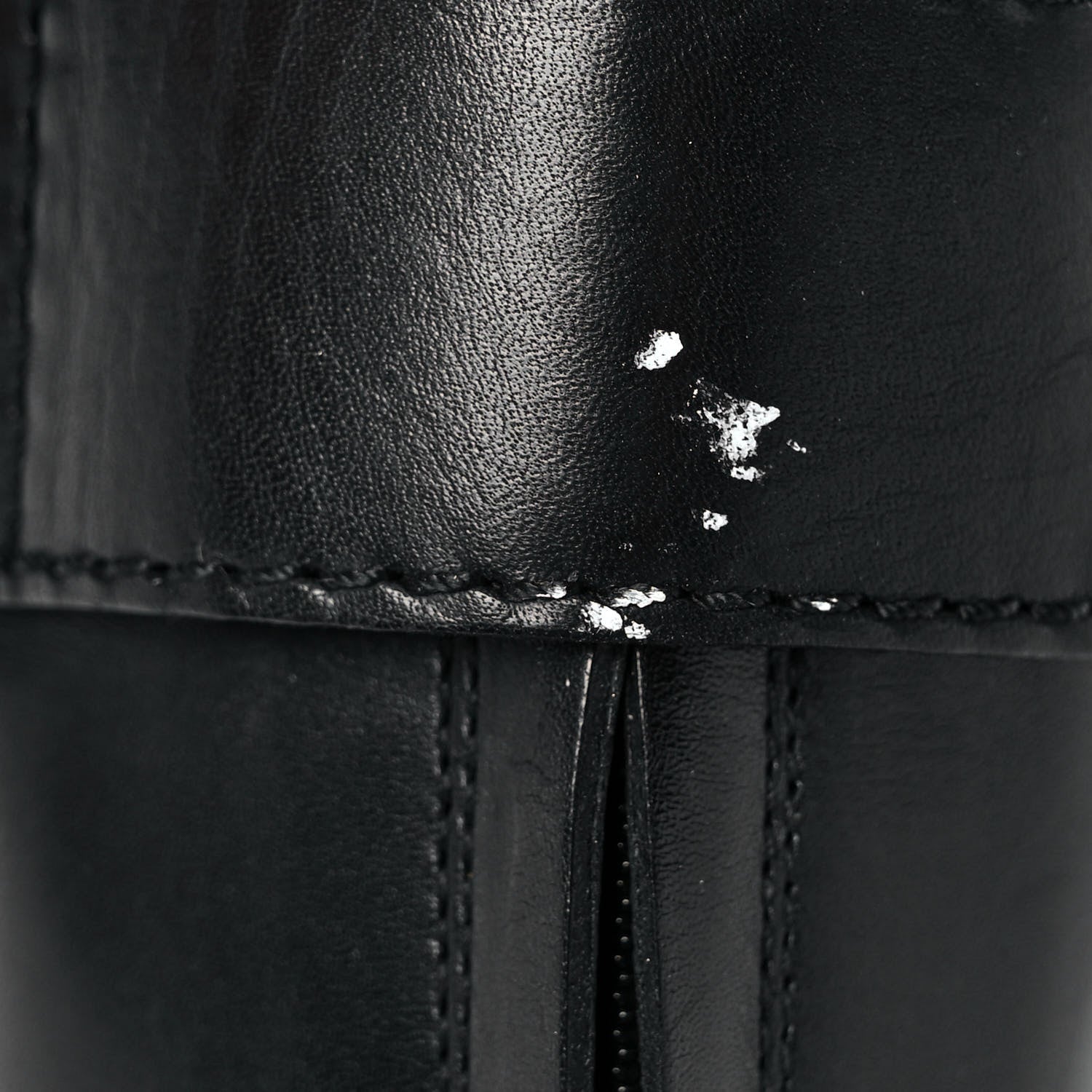 Gucci Calfskin Elizabeth Knee High Riding Boots 39.5 Black 8 of 8
