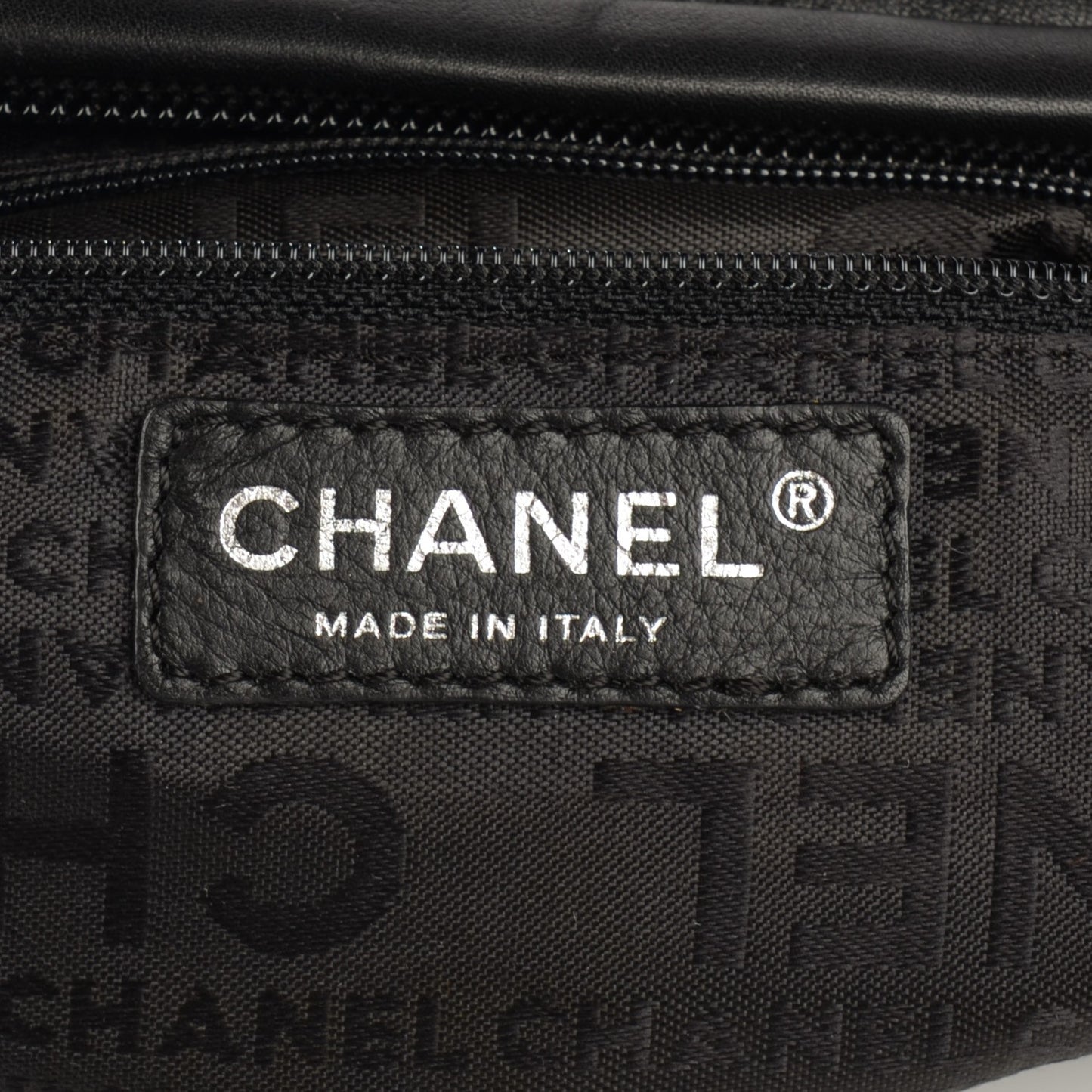Calfskin Quilted Barrel Bag Black