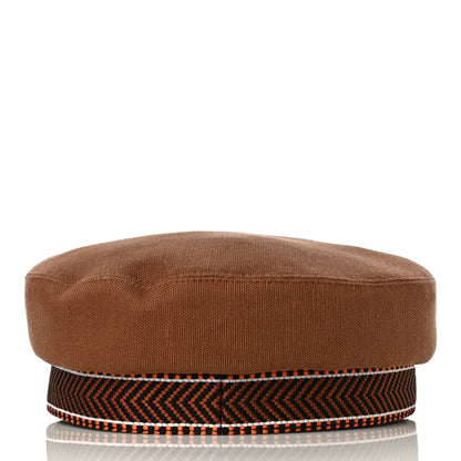 Hermes Cotton Hemp Cavale Cap 57 Gold 4 of 7