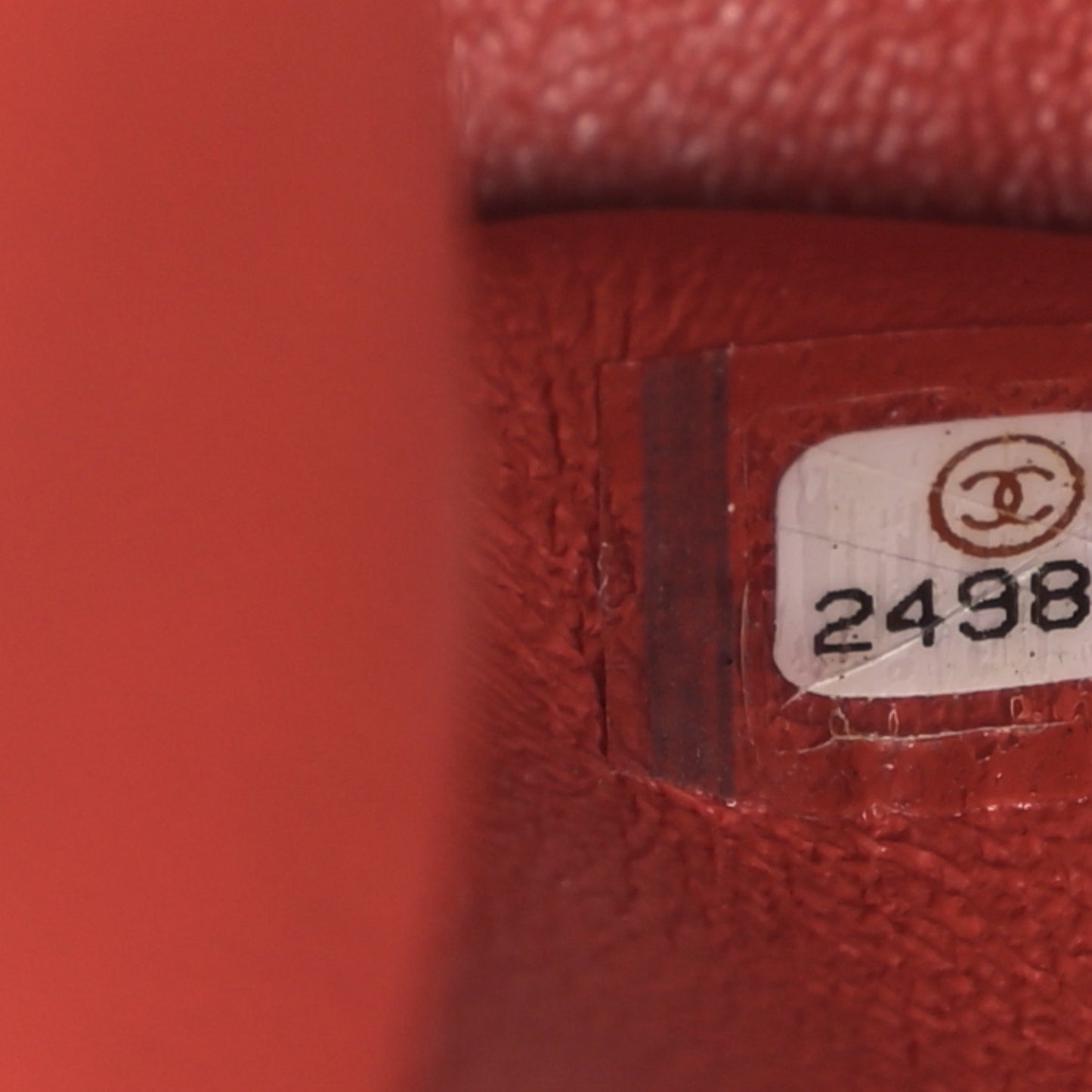 Caviar Quilted Jumbo Double Flap Red