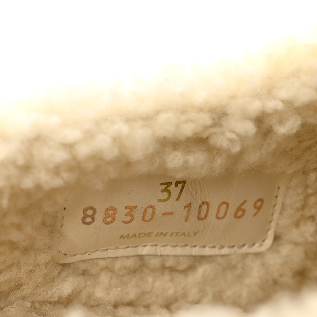 Scamosciato Winter Shearling Tassel Mule Slippers 37 Cacao