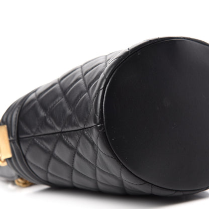 Chanel Calfskin Quilted Boy Bucket Bag Black 6 of 11