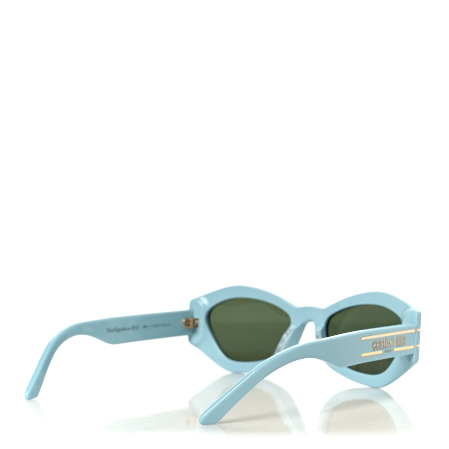 Acetate DiorSignature B1U Butterfly Sunglasses Light Blue