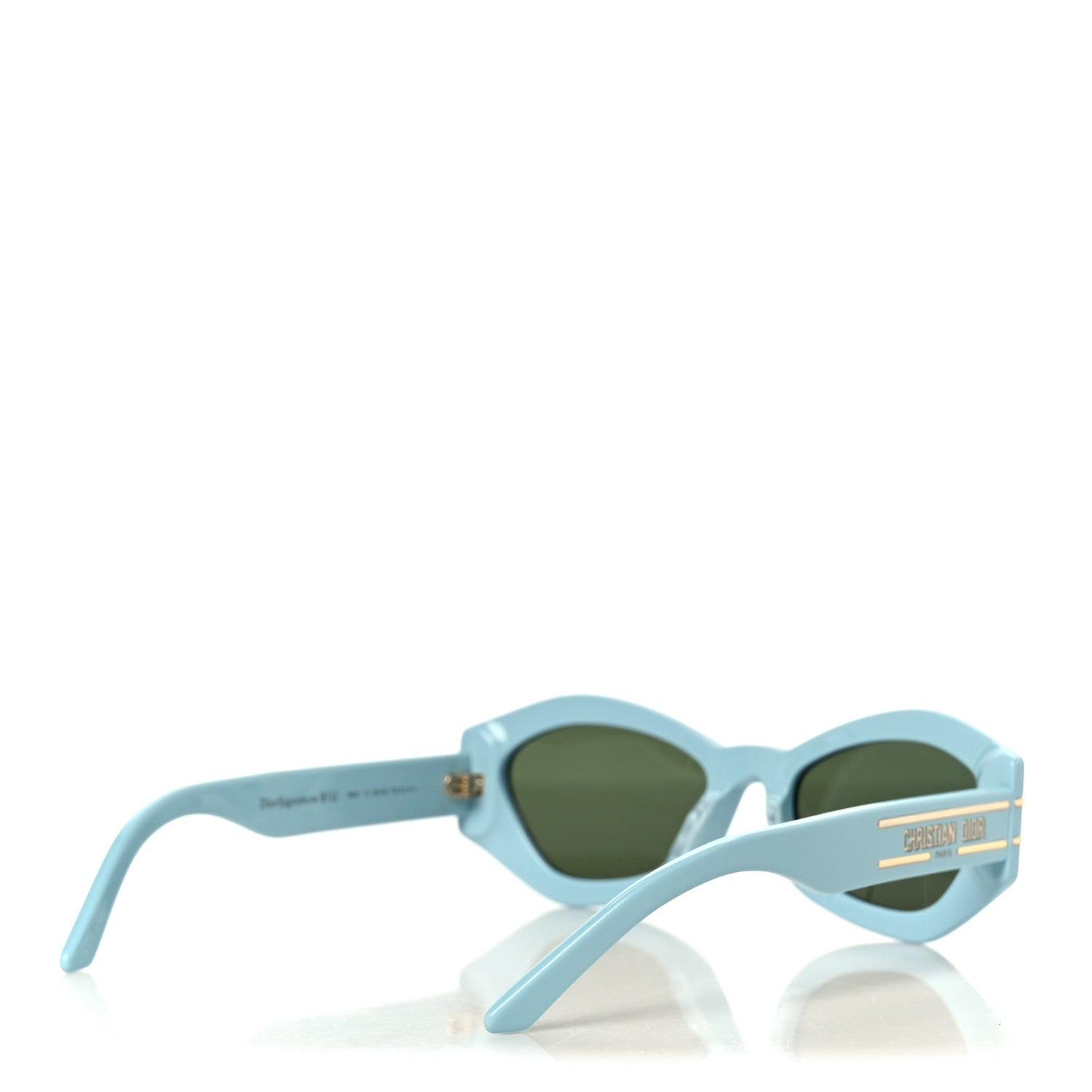 Christian Dior Acetate DiorSignature B1U Butterfly Sunglasses Light Blue 4 of 8