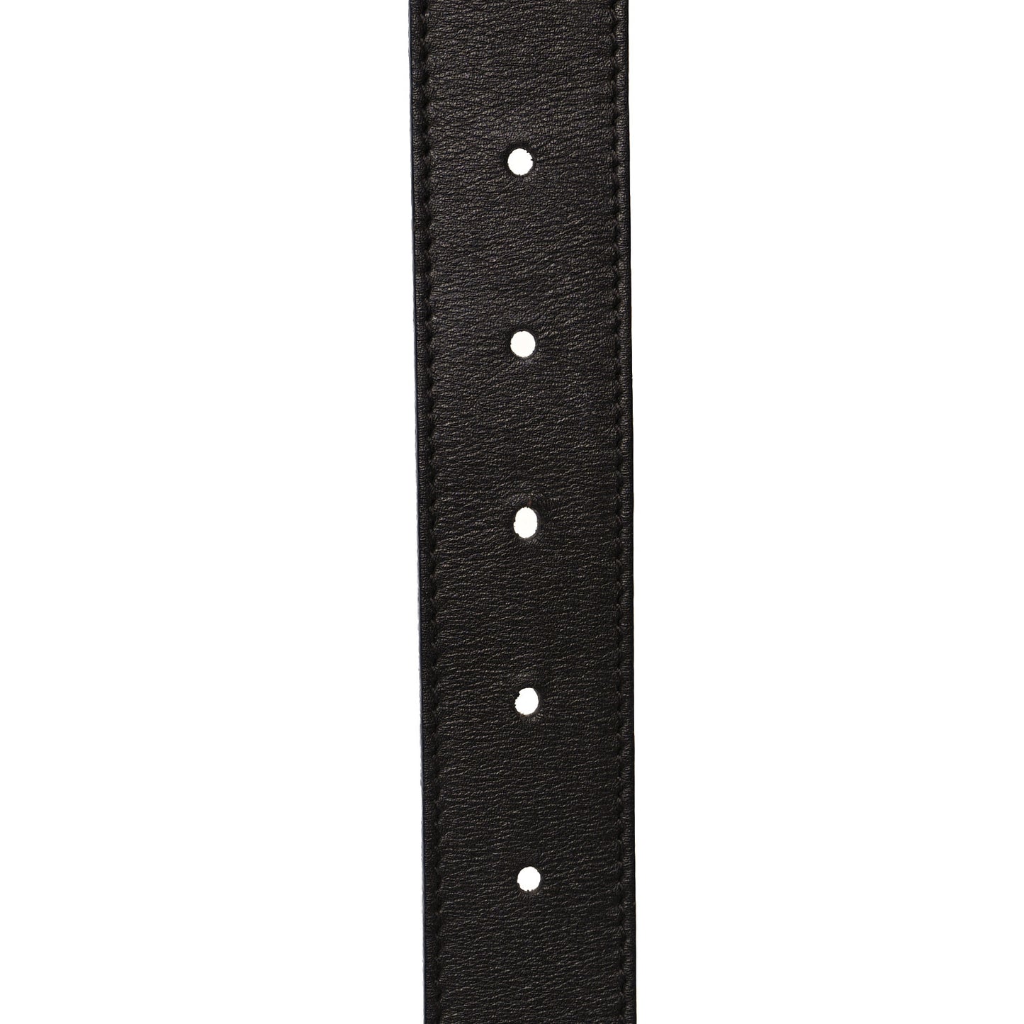 Moon Calfskin Double G 30mm Belt 95 38 Dark Cocoa
