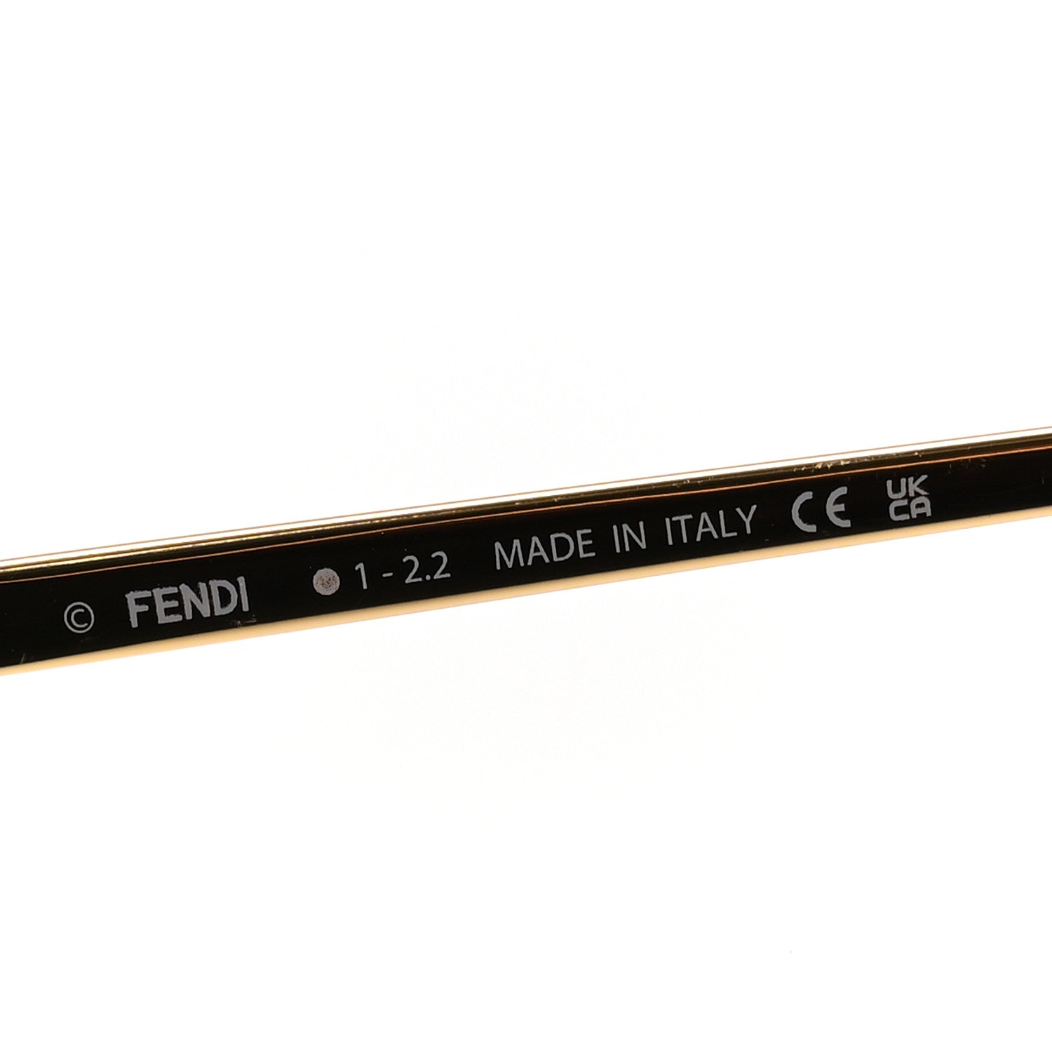 Fendi Metal Crystal Fendi First Fashion Show Oval Sunglasses FE4075US Gold Grey 5 of 8