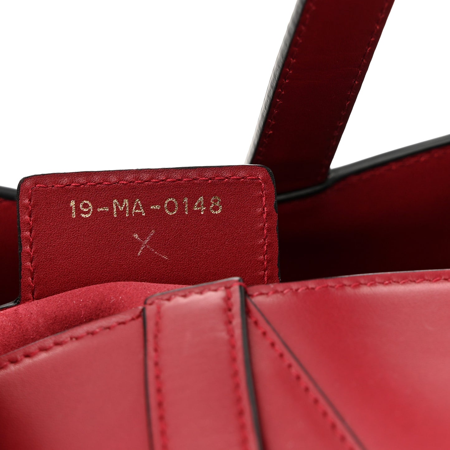 Calfskin Saddle Bag Scarlet