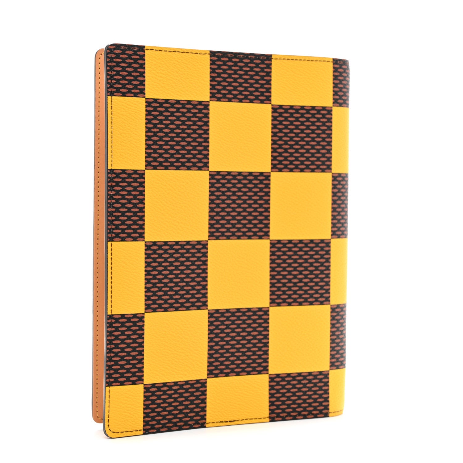 Louis Vuitton Damier Pop Auguste Notebook Cover Yellow 3 of 6