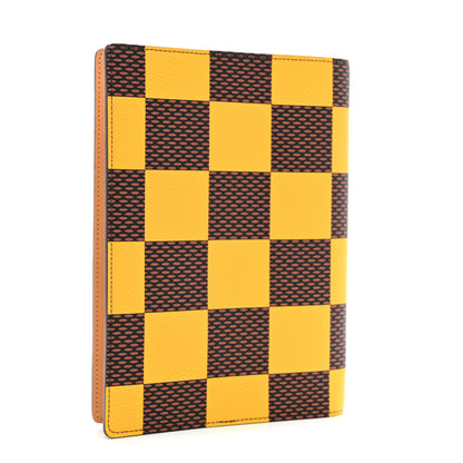 Louis Vuitton Damier Pop Auguste Notebook Cover Yellow 3 of 6