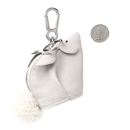 Loewe Calfskin Bunny Charm Soft White 2 of 7