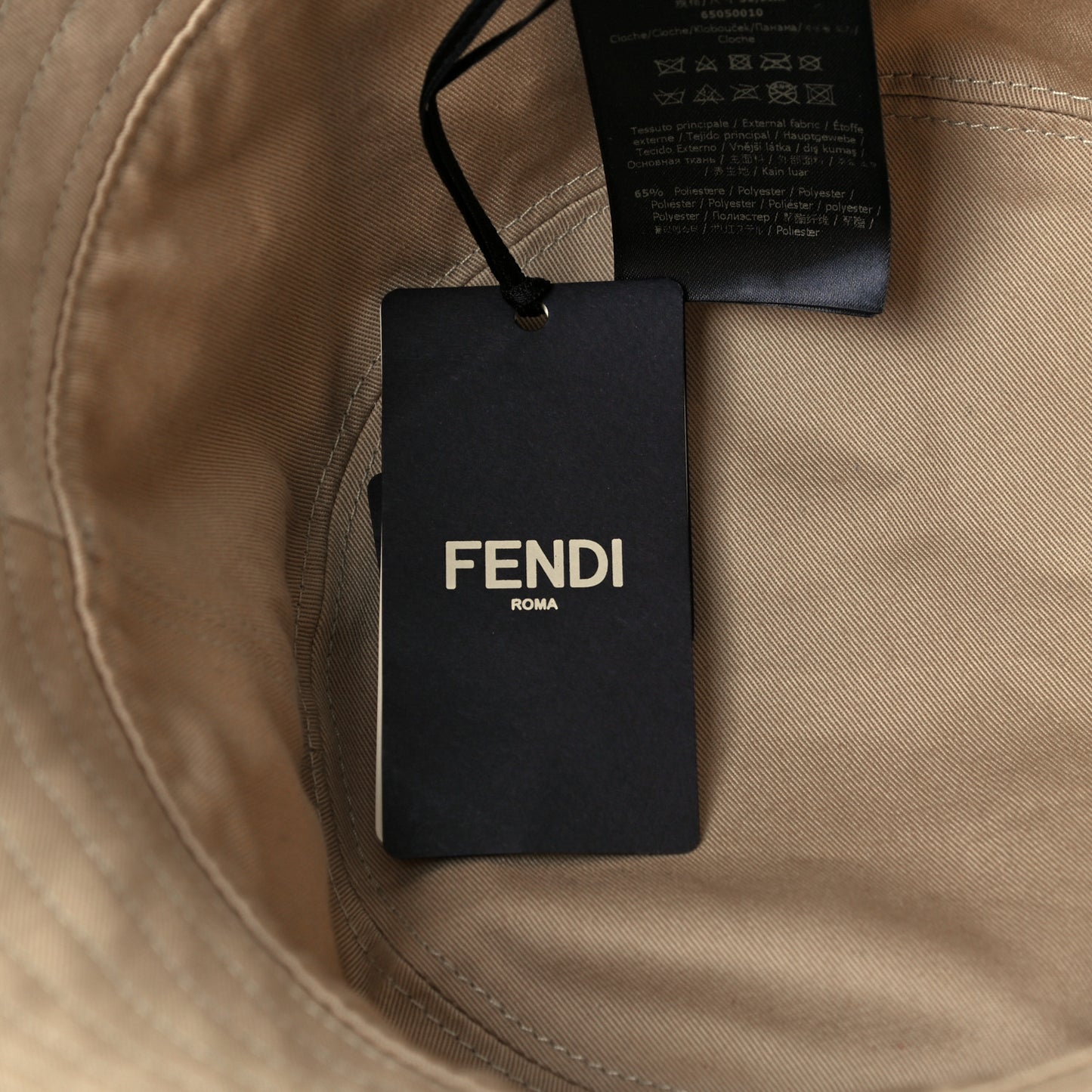 Technical Fabric FF Reversible Bucket Hat S Tobacco Beige
