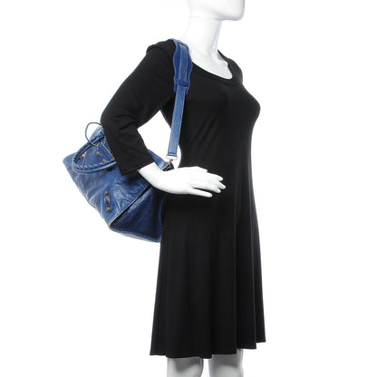 Balenciaga Agneau Giant 12 Rose Gold Hardware Part Time Bleu Cobalt Bleu Electric 2 of 15